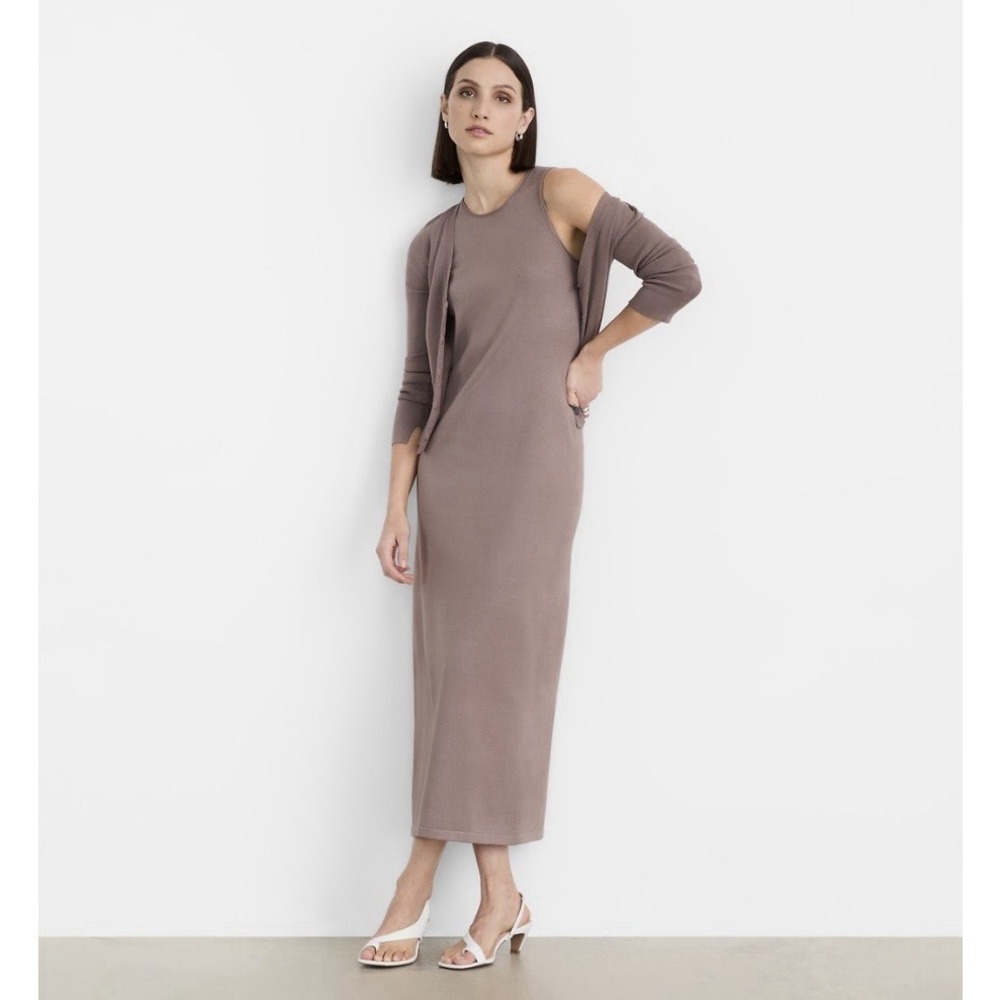 Loft Versa Sleeveless Sweater Knit Maxi Dress